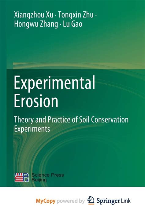 what can you conclude about erosion in the experiment|Experimental Erosion: Theory and Practice of Soil Conservation .
